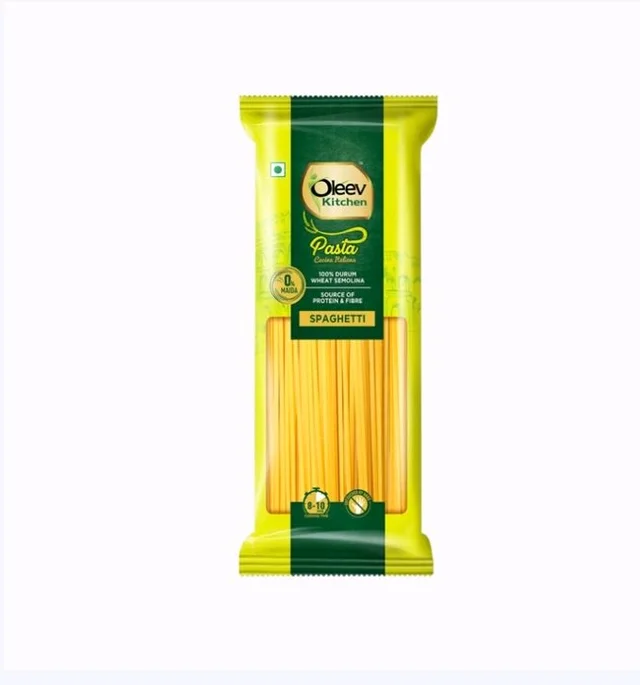 Oleev Kitchen No Maida Spaghetti Durum Wheat Pasta - 400 g