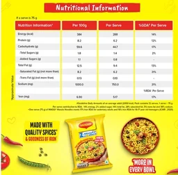 Maggi 2 - Minute Instant Noodles Made With Quality Spices - 900 g