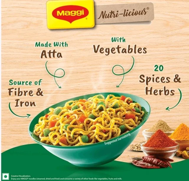 Maggi Nutrilicious Masala Veg Atta Noodles - 290 g