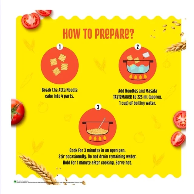 Maggi Nutrilicious Tangy Tomato Veg Atta Noodles - 2×73.5 g