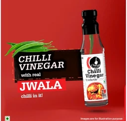 Ching's Secret White Chilli Vinegar with Green Jwala Chilli - 170 ml