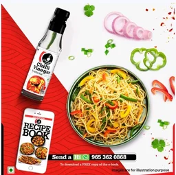 Ching's Secret White Chilli Vinegar with Green Jwala Chilli - 170 ml