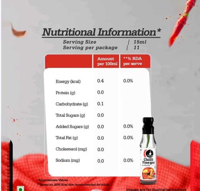 Ching's Secret White Chilli Vinegar with Green Jwala Chilli - 170 ml