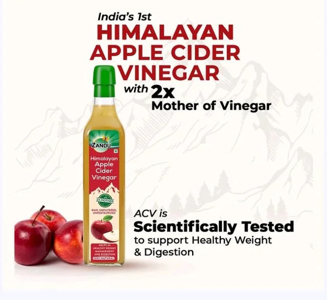 Zandu Himalayan Apple Cider Vinegar - 500 ml