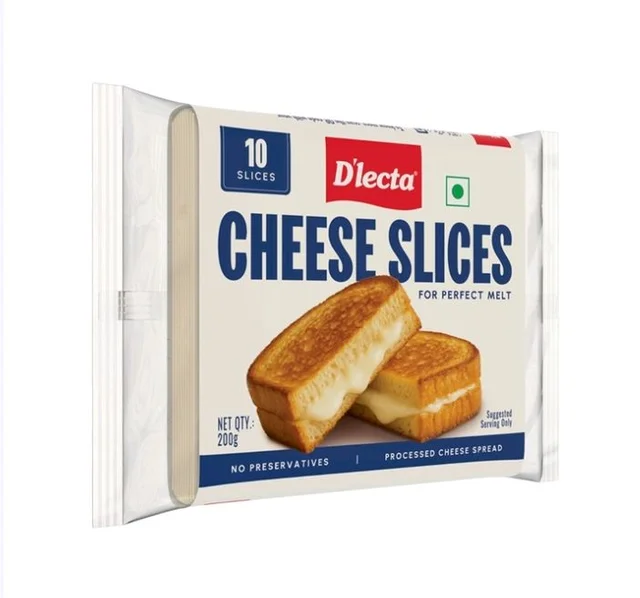 D'lecta Processed Cheese Slices - 200 g