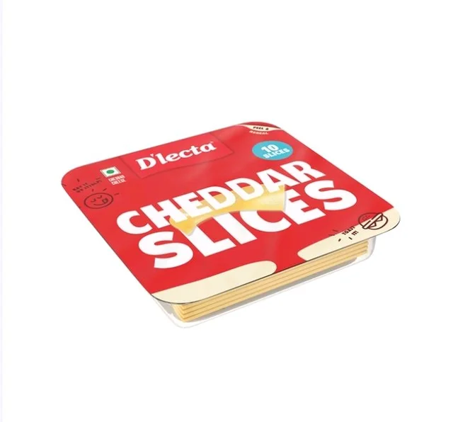 D'lecta 100% Cheddar Cheese Slices - 200 g
