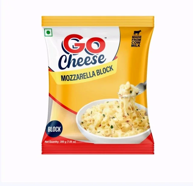 Go Mozzarella Cheese Block - 200 g