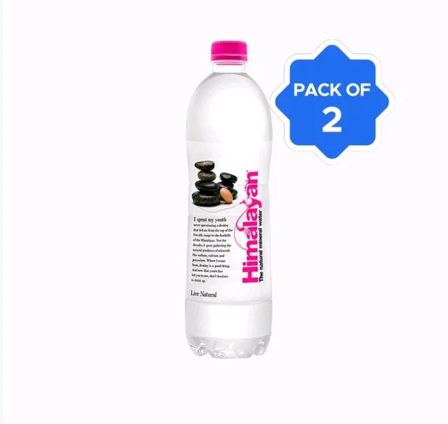 Himalayan Natural Mineral Water (Mildly Alkaline) - 2×1 ltr