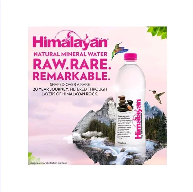 Himalayan Natural Mineral Water (Mildly Alkaline) - 2×1 ltr