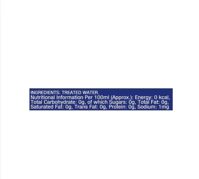 Aquafina Packaged Water - 1 ltr