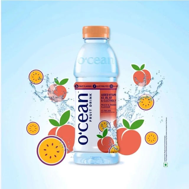 O'cean Peach & Passion Fruit Flavoured Water - 500 ml