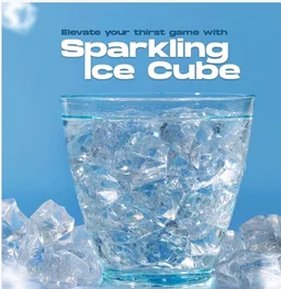 BUFFR Sparkling Ice Cubes by Burrf - 1 kg