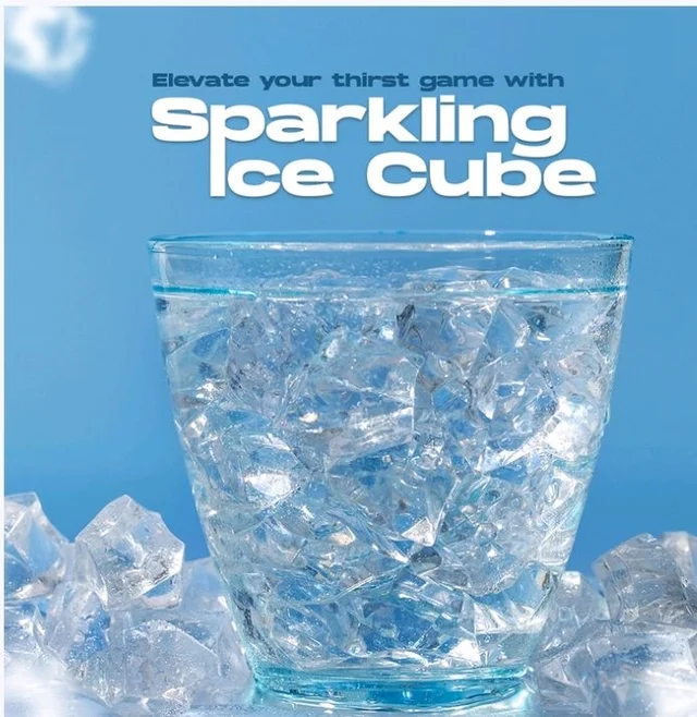 BUFFR Sparkling Ice Cubes by Burrf - 1 kg