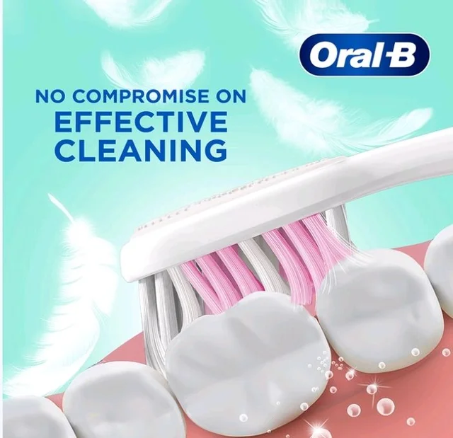 Oral-B Pro Clean Sensitive & Gums Toothbrush (Extra Soft, Colour may Vary) - 1 pc