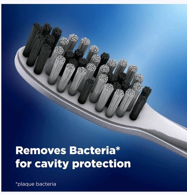 Oral-B Cavity Defense Toothbrush Set (with Charcoal Extract) - 4 pcs