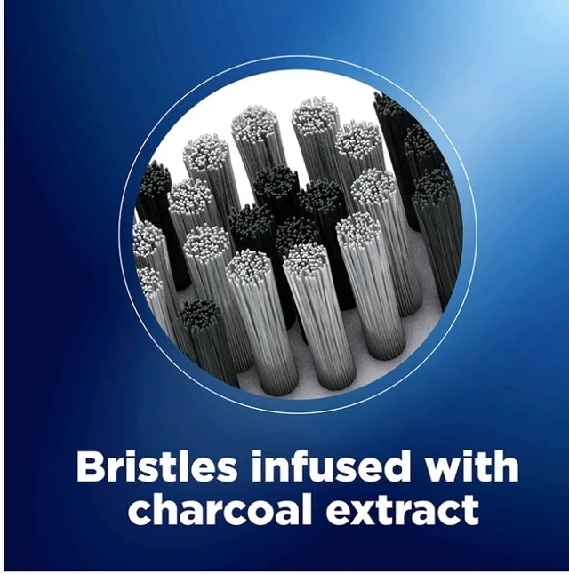 Oral-B Cavity Defense Toothbrush Set (with Charcoal Extract) - 4 pcs