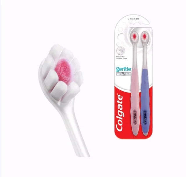 Colgate Gentle UltraFoam Bristles Toothbrush (Ultra Soft) - 2 pcs