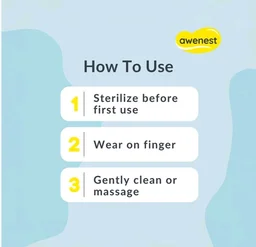 Awenest Finger Baby Toothbrush - 2 pcs