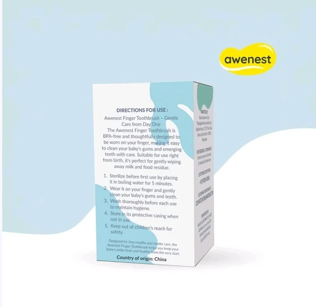 Awenest Finger Baby Toothbrush - 2 pcs
