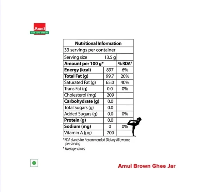 Amul Brown Ghee - 500 ml