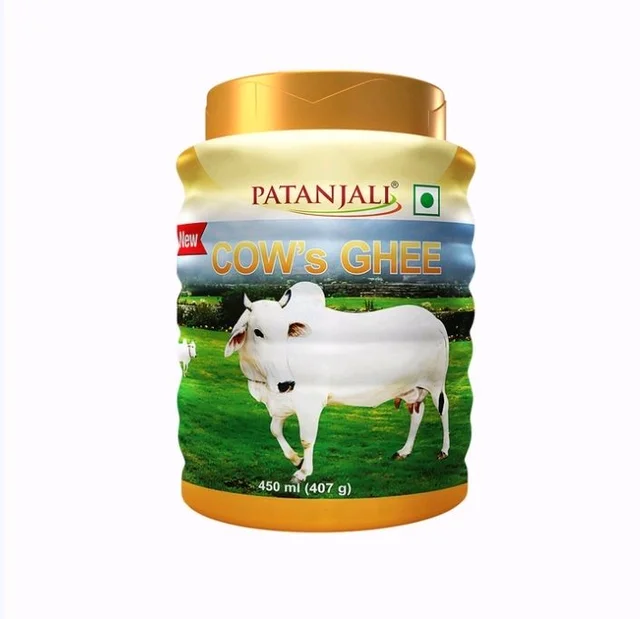 Patanjali Pure Cow Ghee (Gaayer Ghee) - 450 ml