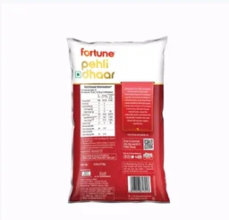 Fortune Pehli Dhar Kachi Ghani Cold Pressed Mustard Oil (Pouch) (Sorisha Tel) - 1 ltr