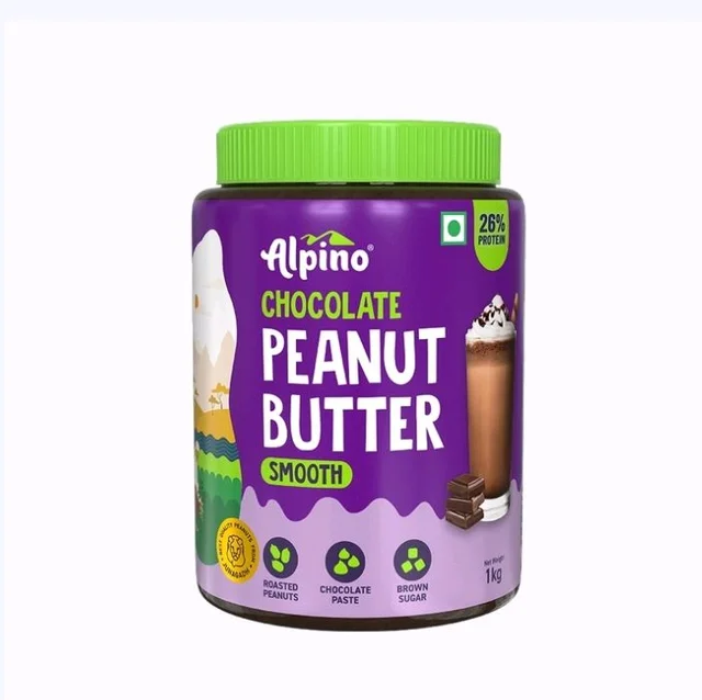 Alpino Chocolate Smooth Peanut Butter - 1 kg
