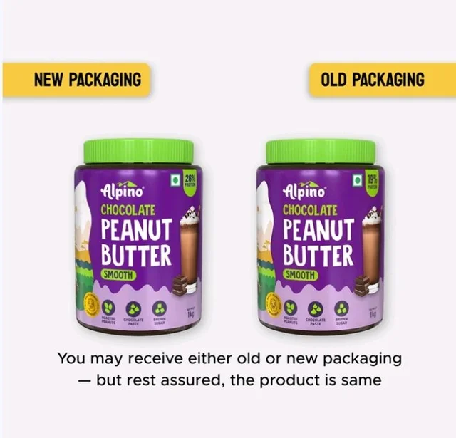 Alpino Chocolate Smooth Peanut Butter - 1 kg