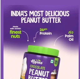 Alpino Chocolate Smooth Peanut Butter - 1 kg