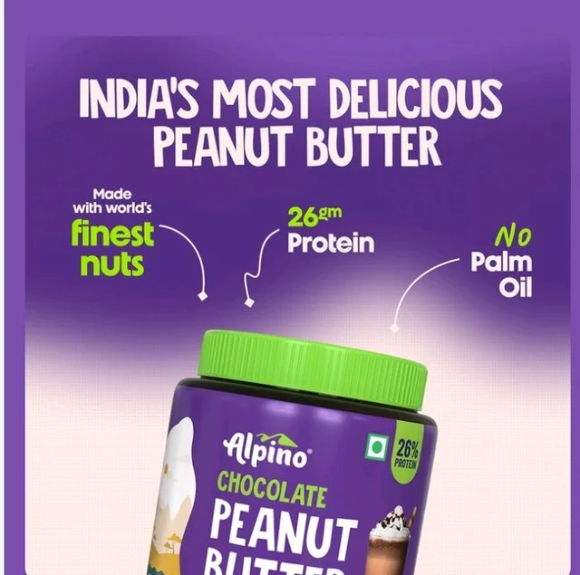 Alpino Chocolate Smooth Peanut Butter - 1 kg