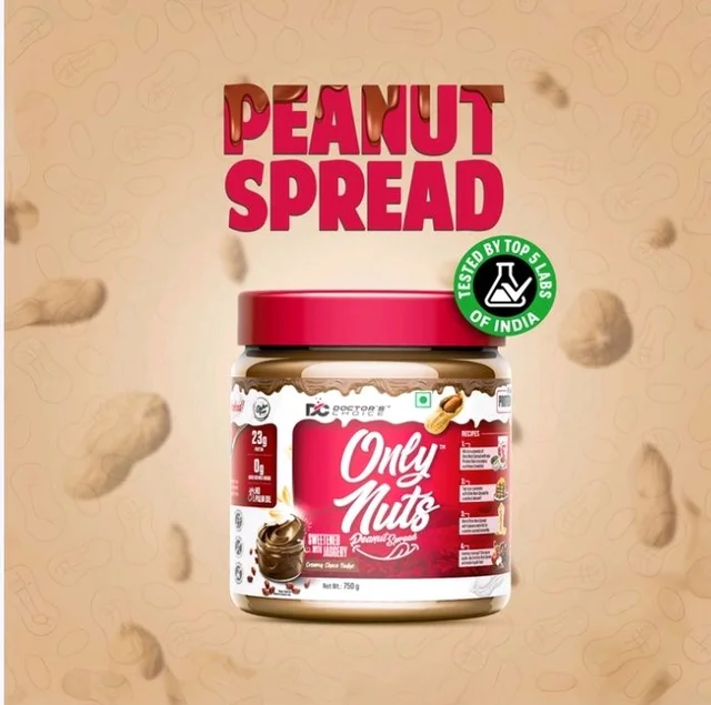 Doctor's Choice High Protein
Creamy Peanut Butter - 750 g