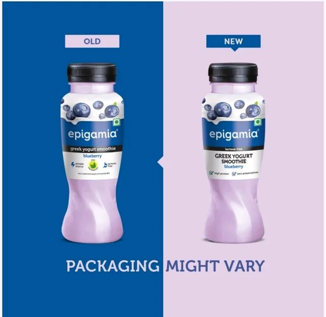Epigamia Blueberry Greek Yogurt Drink - 180 ml