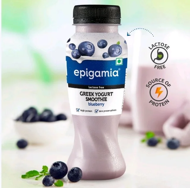 Epigamia Blueberry Greek Yogurt Drink - 180 ml