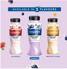 Epigamia Blueberry Greek Yogurt Drink - 180 ml