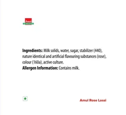 Amul Rose Lassi - 200 ml