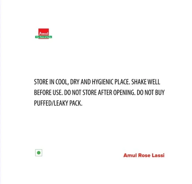 Amul Rose Lassi - 200 ml