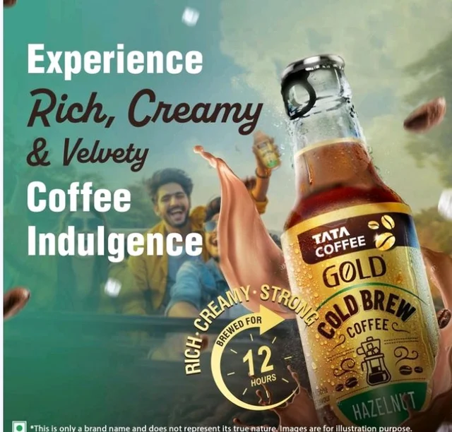Tata Coffee Gold Cold Coffee -Hazelnut - 200 ml