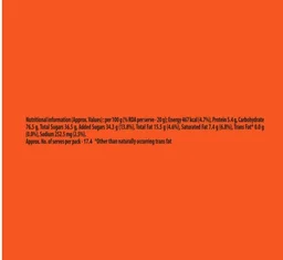 Sunfeast Bounce Orange Cream Biscuits - 348 g