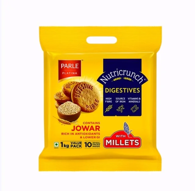 Parle Platina Nutricrunch Classic Digestive Cookies - 1 kg