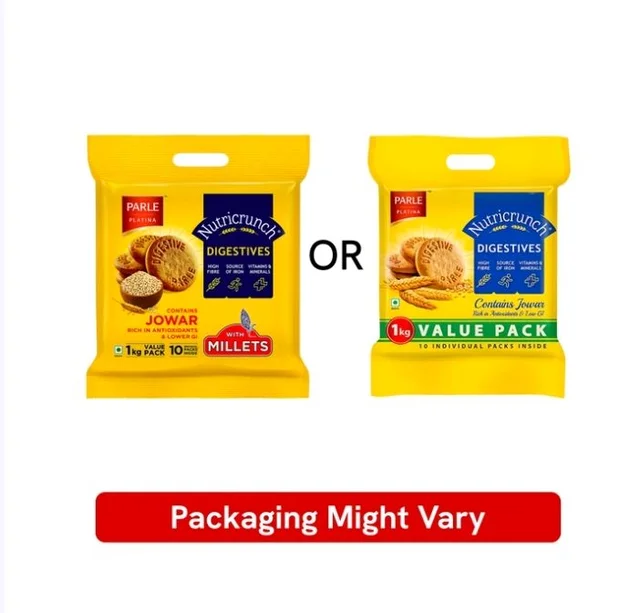 Parle Platina Nutricrunch Classic Digestive Cookies - 1 kg