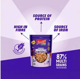 Kwality Muesli with Fruit, Nut & Seeds - 750 g