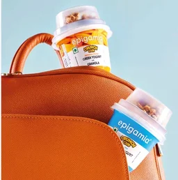 Epigamia Mango Crunch Flavoured Greek Yogurt with Granola - 115 g