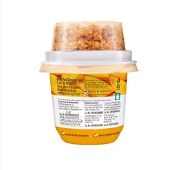 Epigamia Mango Crunch Flavoured Greek Yogurt with Granola - 115 g