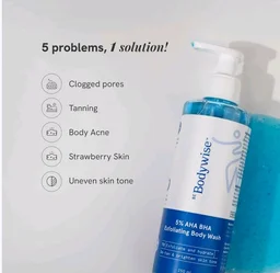 Be Bodywise Detan Exfoliating 5% АНА ВНА Body Wash - 250 ml