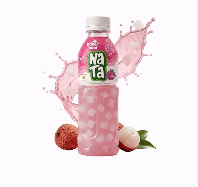 Paper Boat Nata De Coco Lychee Juice - 250 ml