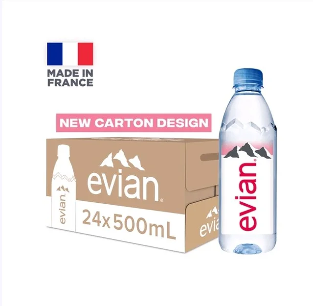 Evian Natural Mineral Water - 500 ml