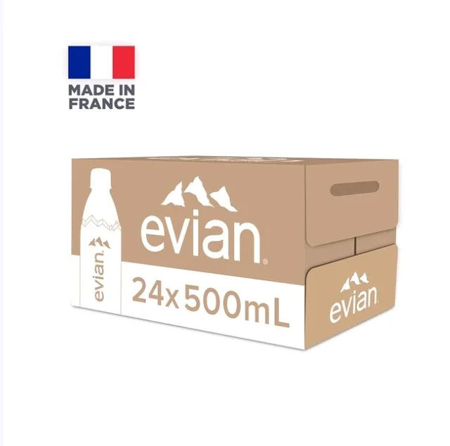 Evian Natural Mineral Water - 500 ml