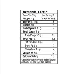 Epigamia Strawberry Fruit Flavoured Yogurt - 75 g