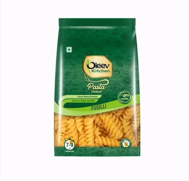 Oleev Kitchen Fusilli Durum Wheat Pasta - 400 g