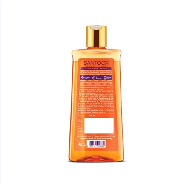 Santoor Sandalwood & Gardenia Shower Gel - 250 ml